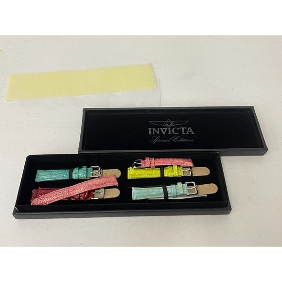 Invicta Special Edition Women's Watch Band Set of 5 Bands Only, No Watch W/ Box - Picture 1 of 6